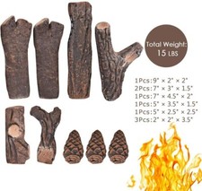 9PCS Fibra Ceramica Imitazione