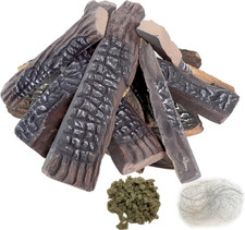 Tronchi in Ceramica per Camino