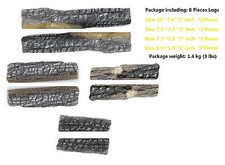 YL 8 pz Tronchi per Camino a